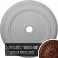Classic Ceiling Medallion Hand-Painted Burnished Mahogany T9034