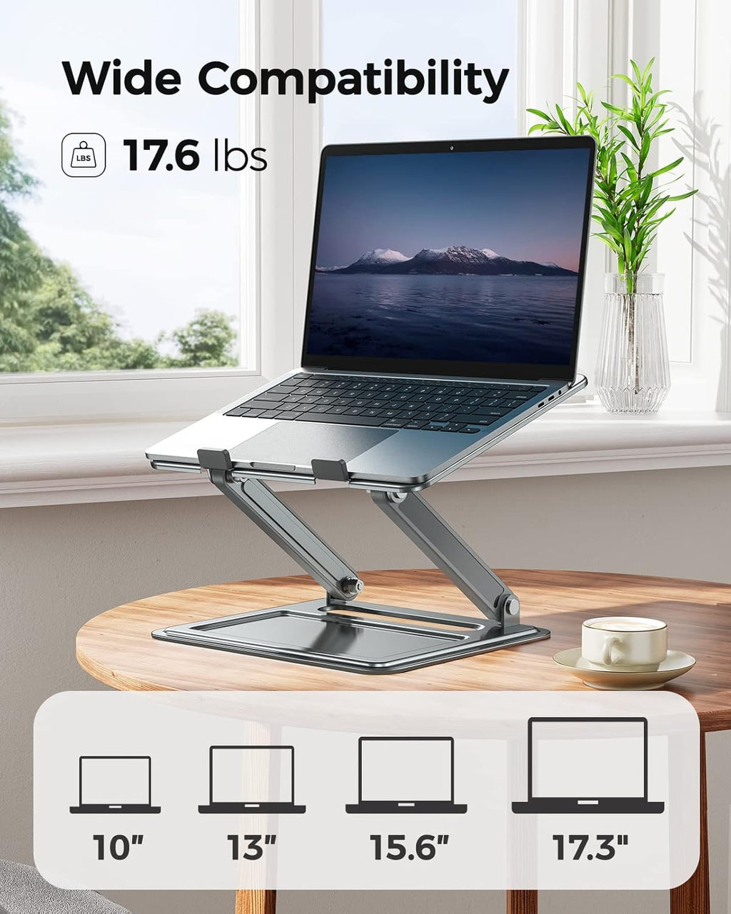 Adjustable Laptop Desk with Cushion V271575