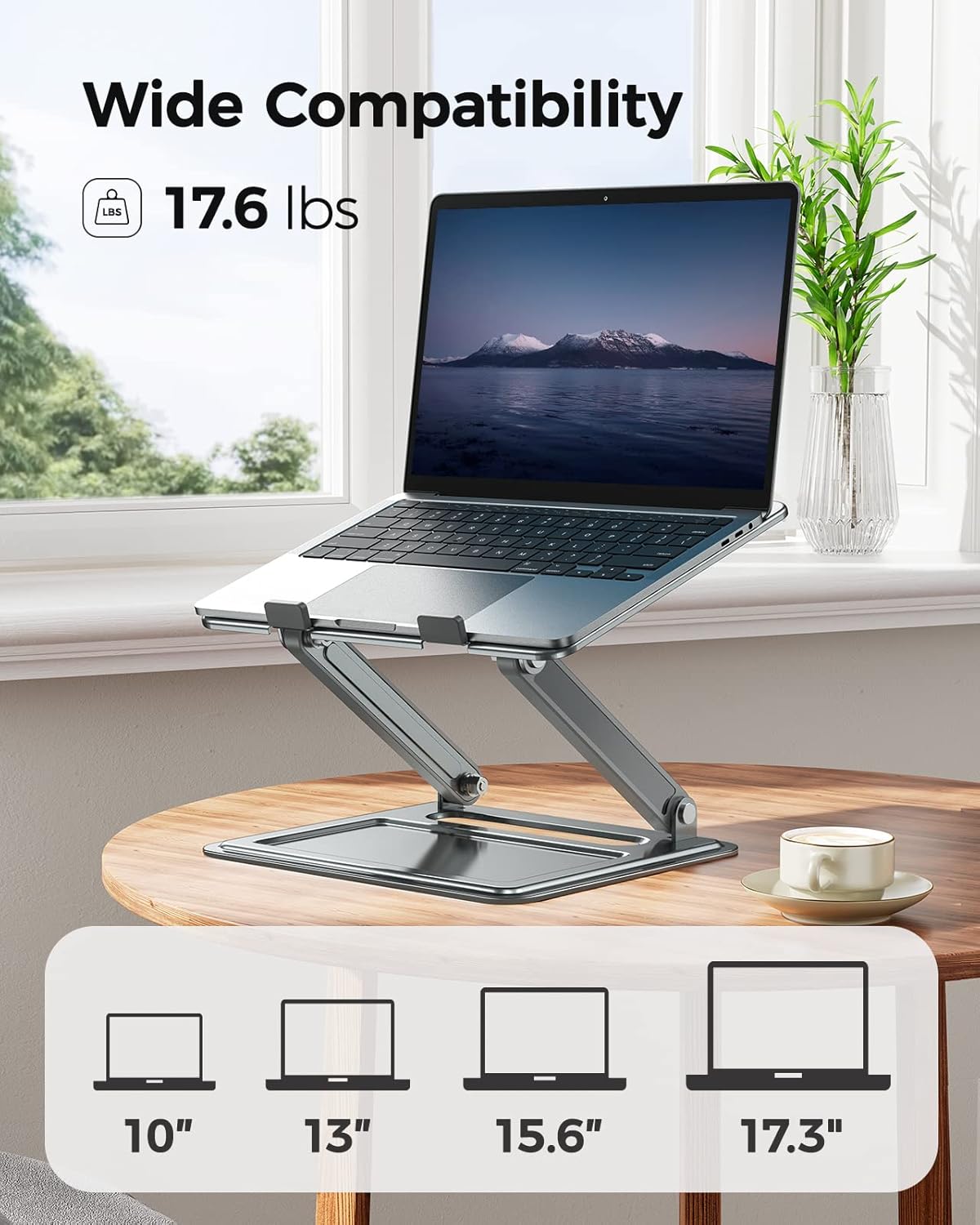 Adjustable Laptop Desk with Cushion V271575