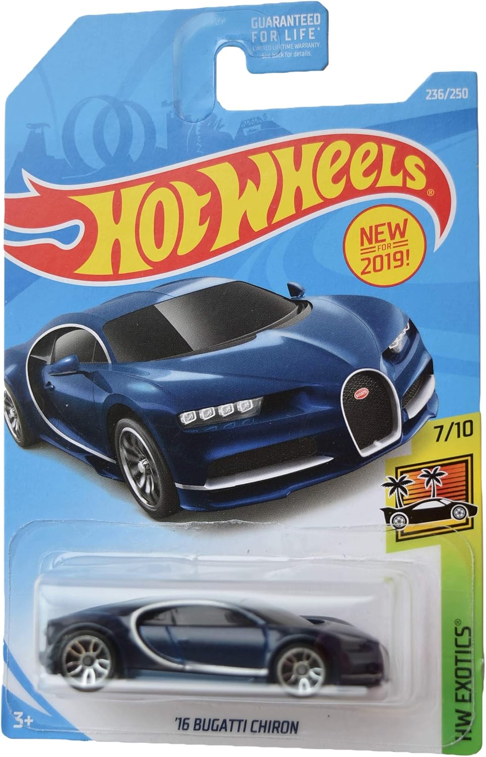 Blue Hot Wheels Bugatti Chiron D9323