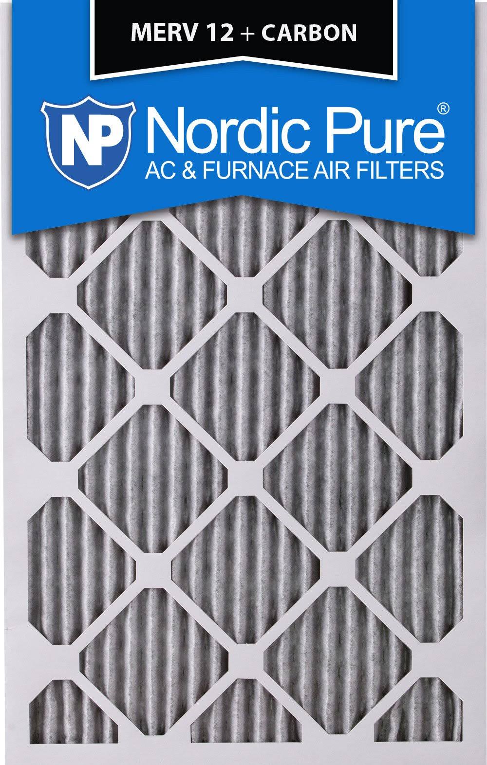 MERV 12 Plus Carbon Pleated Air Filters QTY 24 K18769