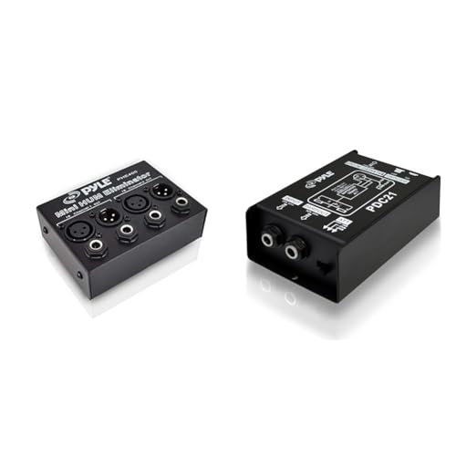 Compact Mini Hum Eliminator Box - 2 Channel Passive Ground Loop Isolator V62967