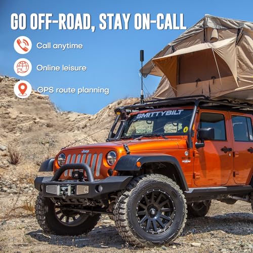 High Power Truck Cell Phone Signal Booster Kit with Omni-Directional Antenna W4294
