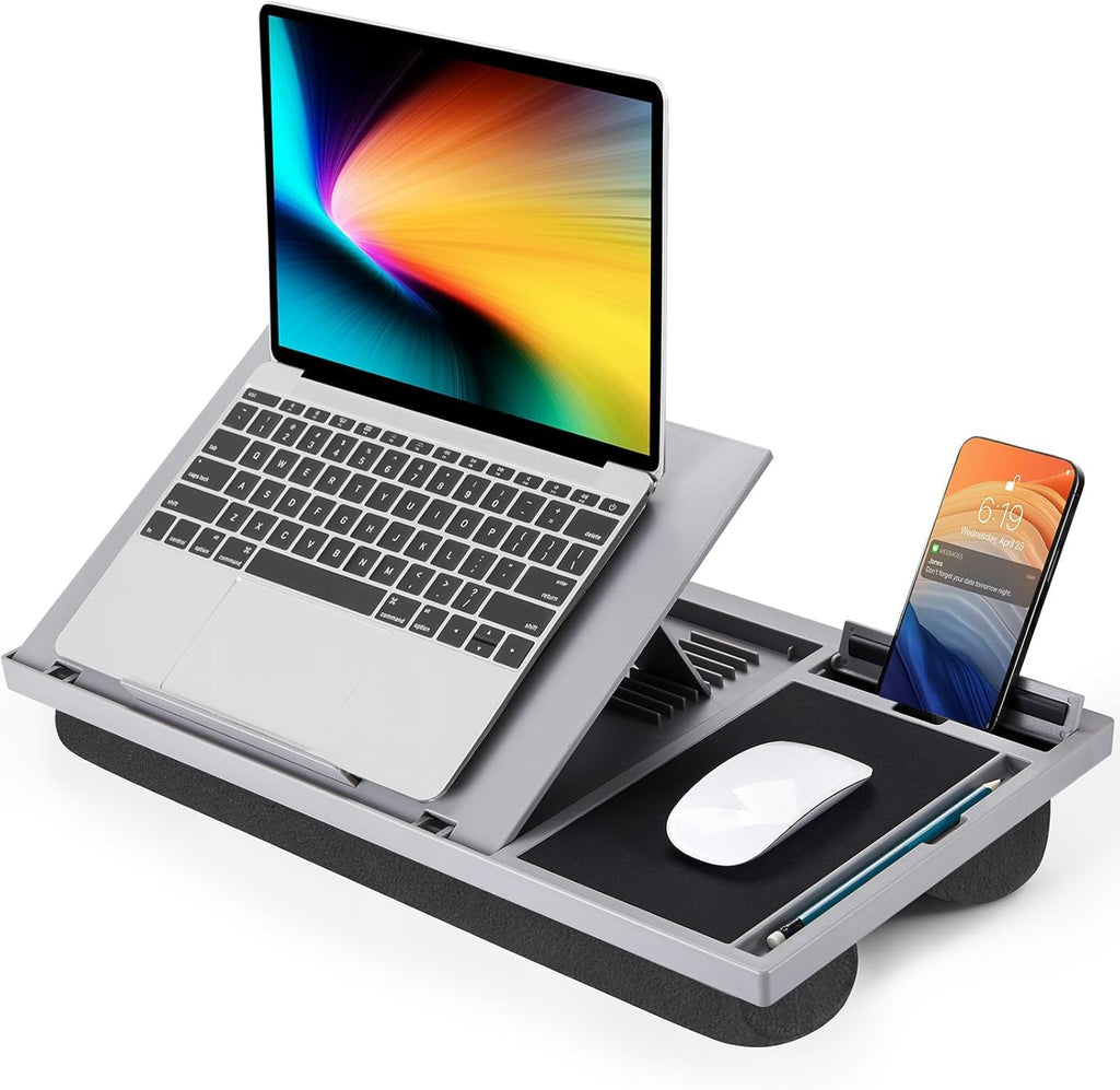 Adjustable Laptop Desk with Cushion V271575