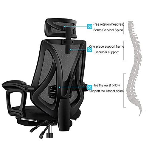 White Frame Green Net Gaming Racing Chair with High Back I9621