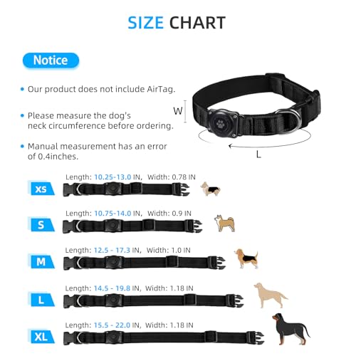 IP68 Waterproof Reflective Padded Dog Collar (M, Hotpink) V53444
