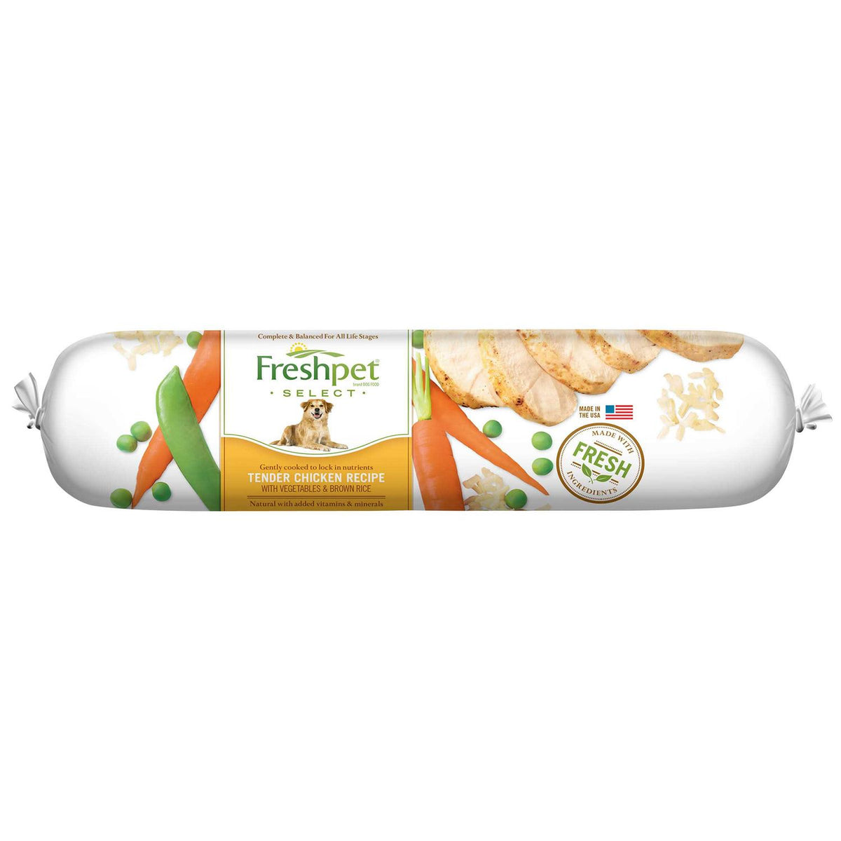 Tender Chicken Recipe Slice & Serve Roll Dog Food J942416
