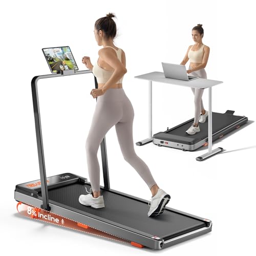 2.5HP Portable Under Desk Treadmill with Incline U171602
