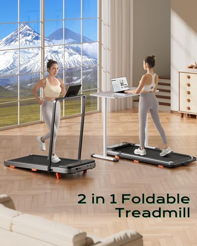 2.5HP Portable Under Desk Treadmill with Incline U171602