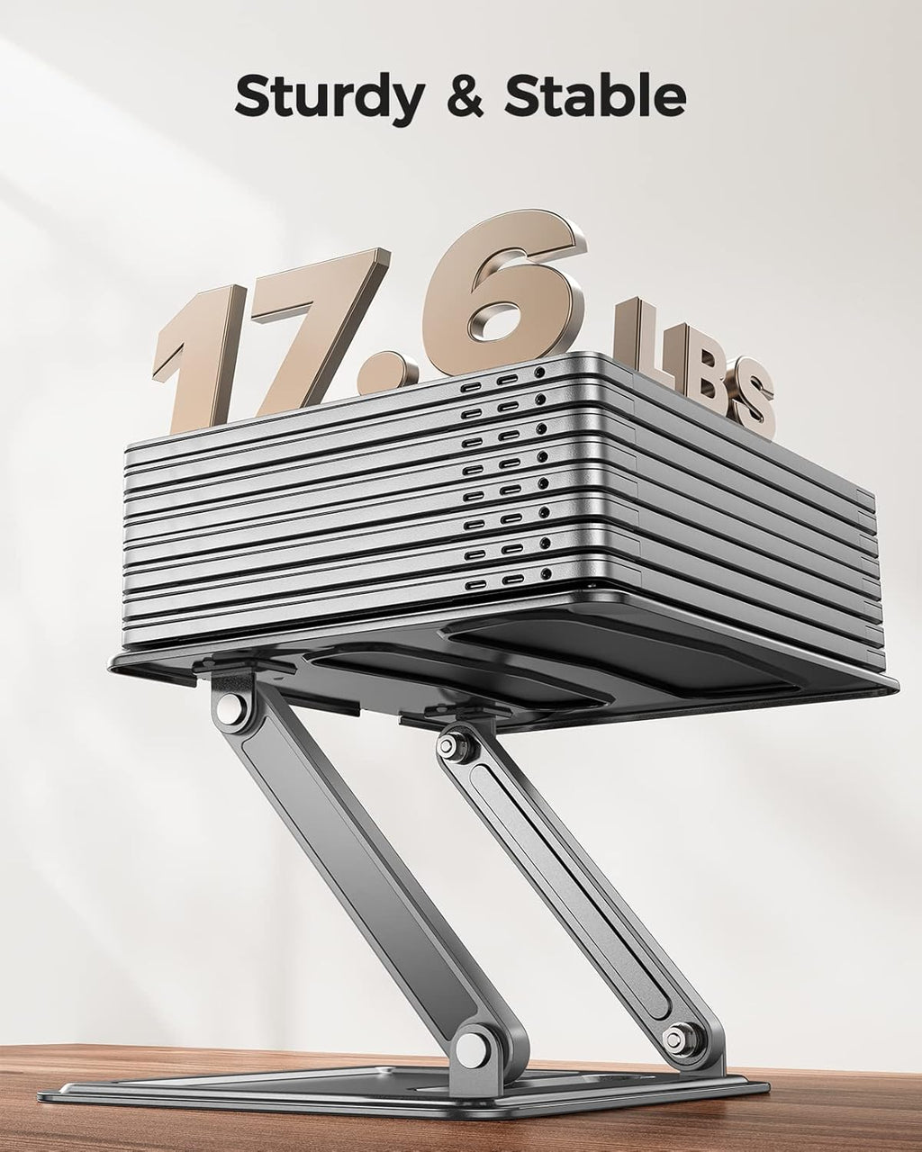 Adjustable Laptop Desk with Cushion V271575