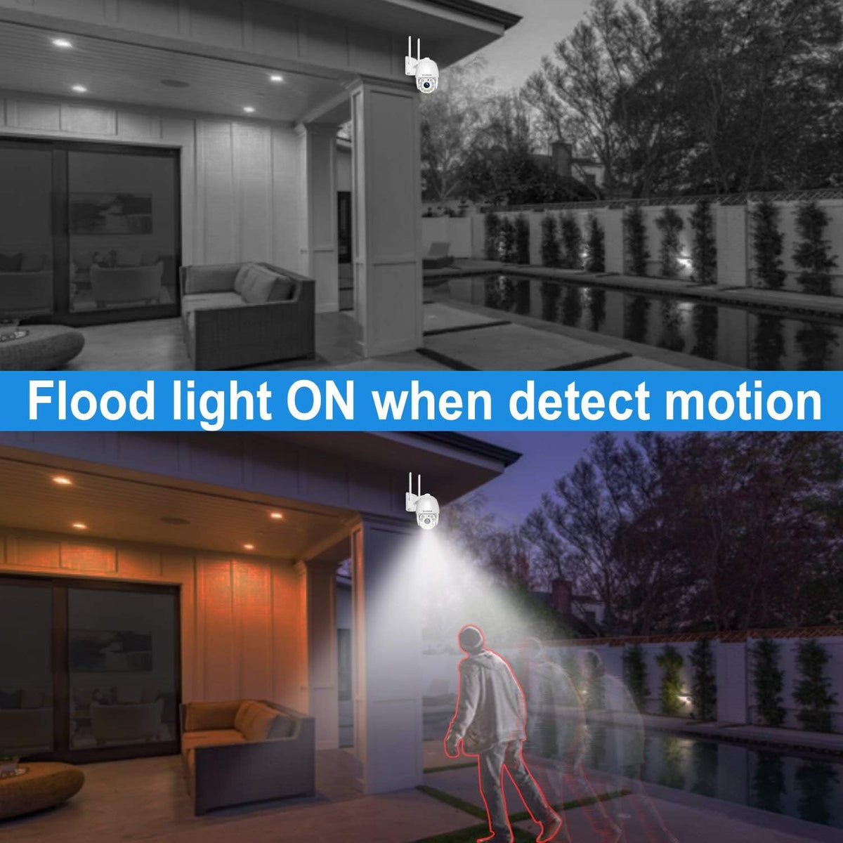 Wireless WiFi Outdoor Security Camera System 360° View N151