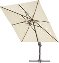 9x9 ft. Square Aluminum Cantilever Umbrella A215