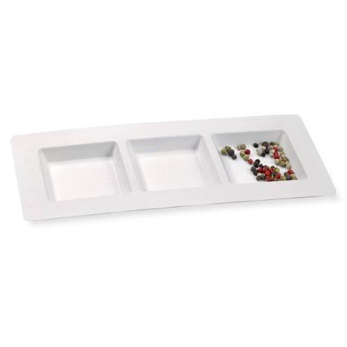 3 Compartment Sugarcane Plate Pack of 250 H2482