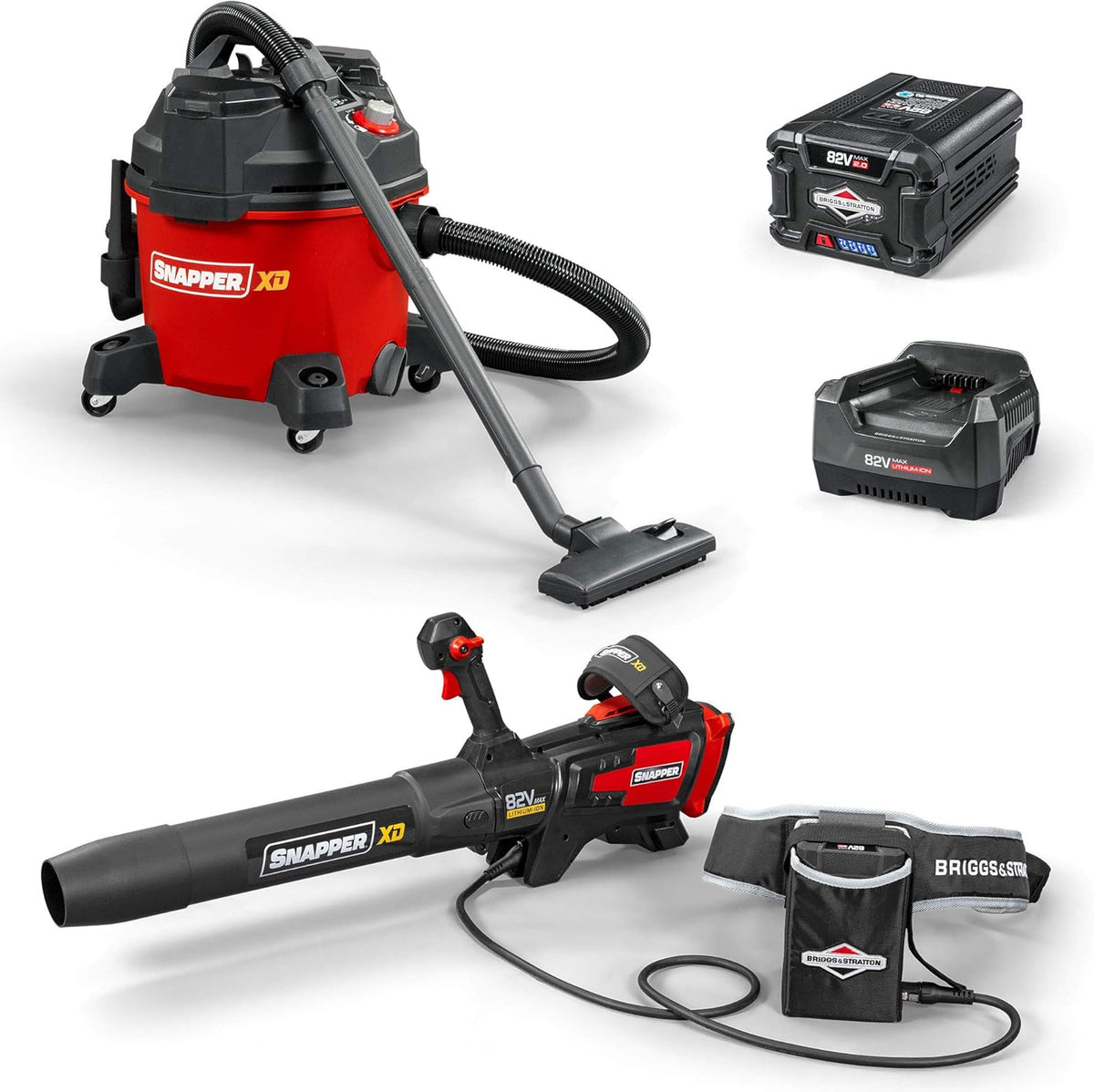 Cordless Electric Leaf Blower Kit with 2.0 Battery and Rapid Charger F524022