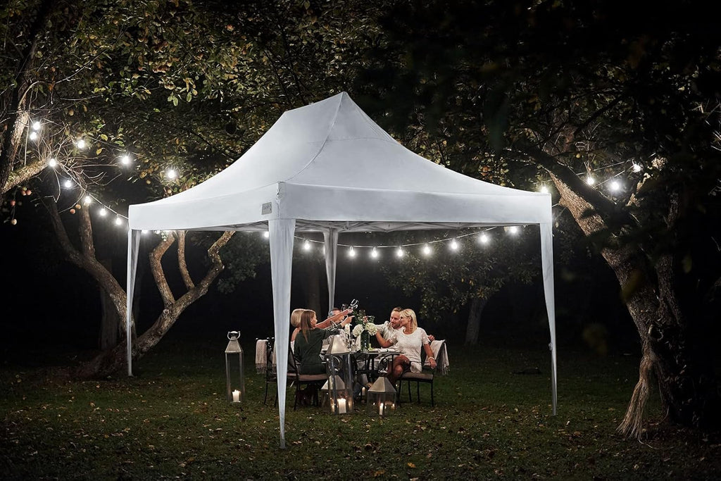 10x15 Pop Up Canopy Tent with Sidewalls and Wheeled Carry Bag O791