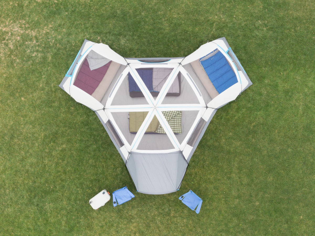 16-Person Cabin Tent with 2 Removable Room Dividers X904041
