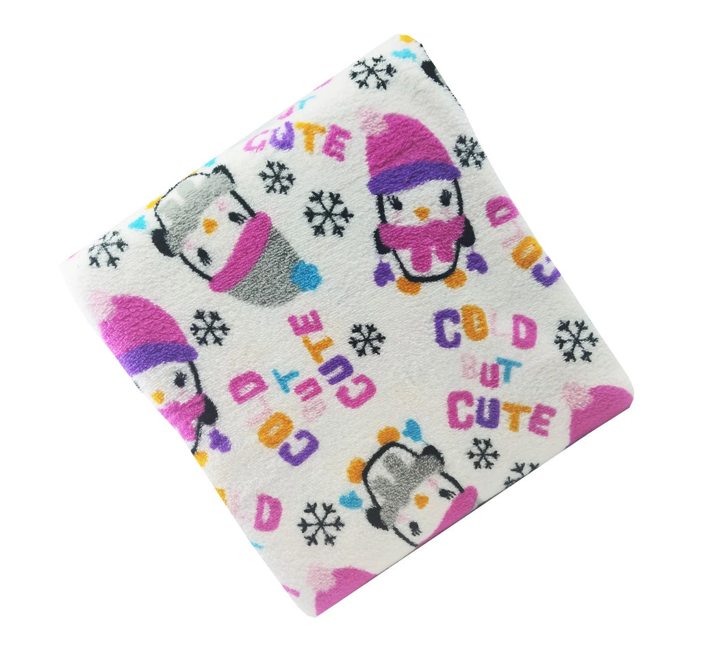 Pink Purple Micro-Plush Throw Blanket 50 x 60 inches D4521