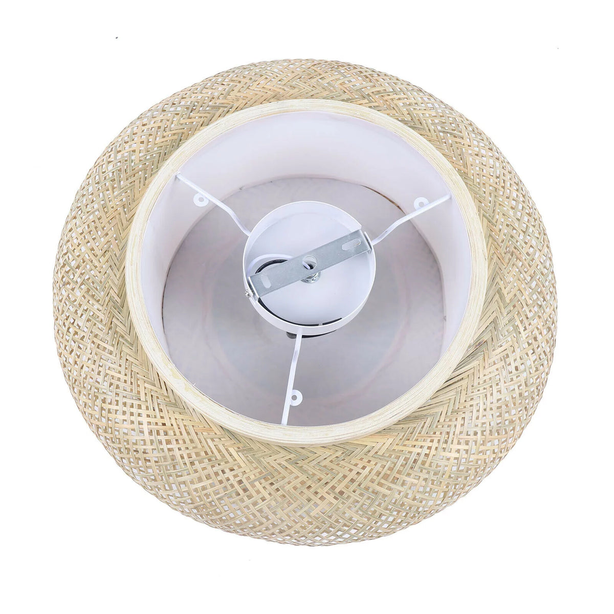 20" Bamboo Flush Mount Ceiling Light F3221