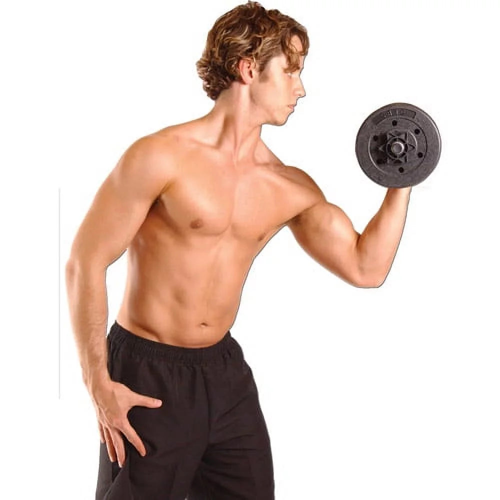 40-Pound Vinyl Dumbbell Set W338714