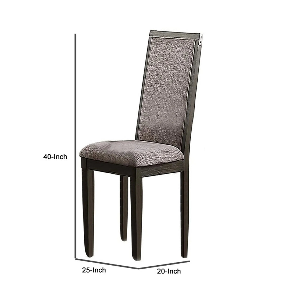 Set of 2 Wood Dining Chairs K43773