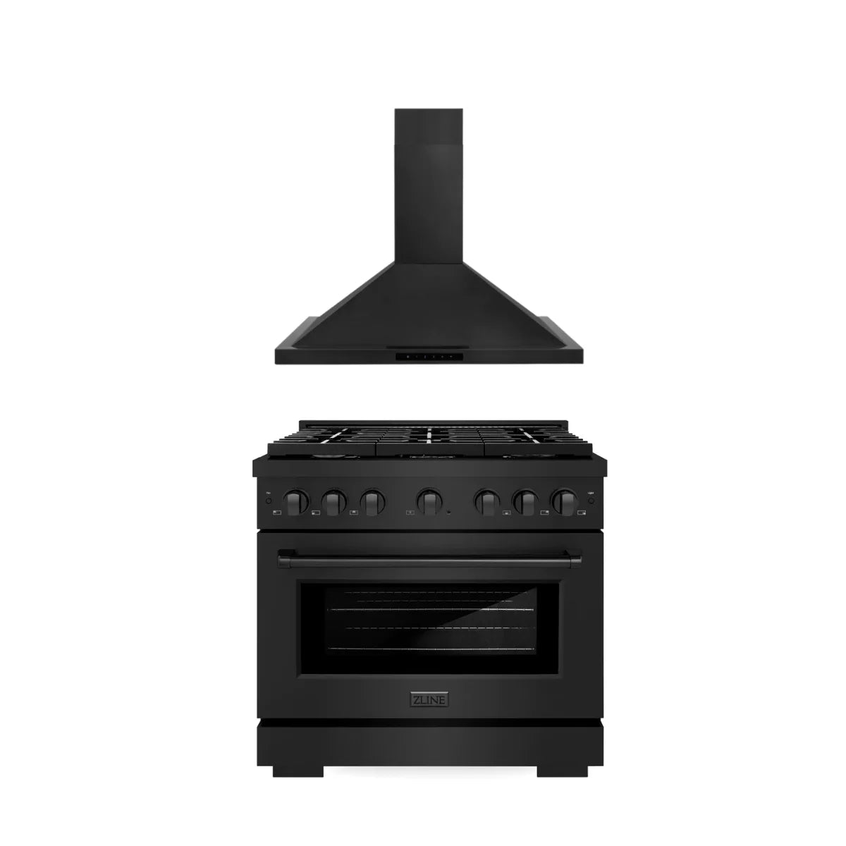 36 in. Gas Range and Range Hood A749