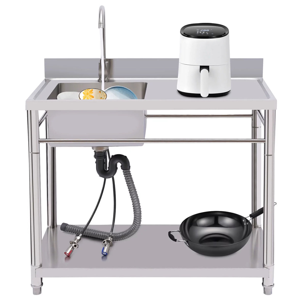 Stainless Steel 1 Compartment Utility Sink P43905