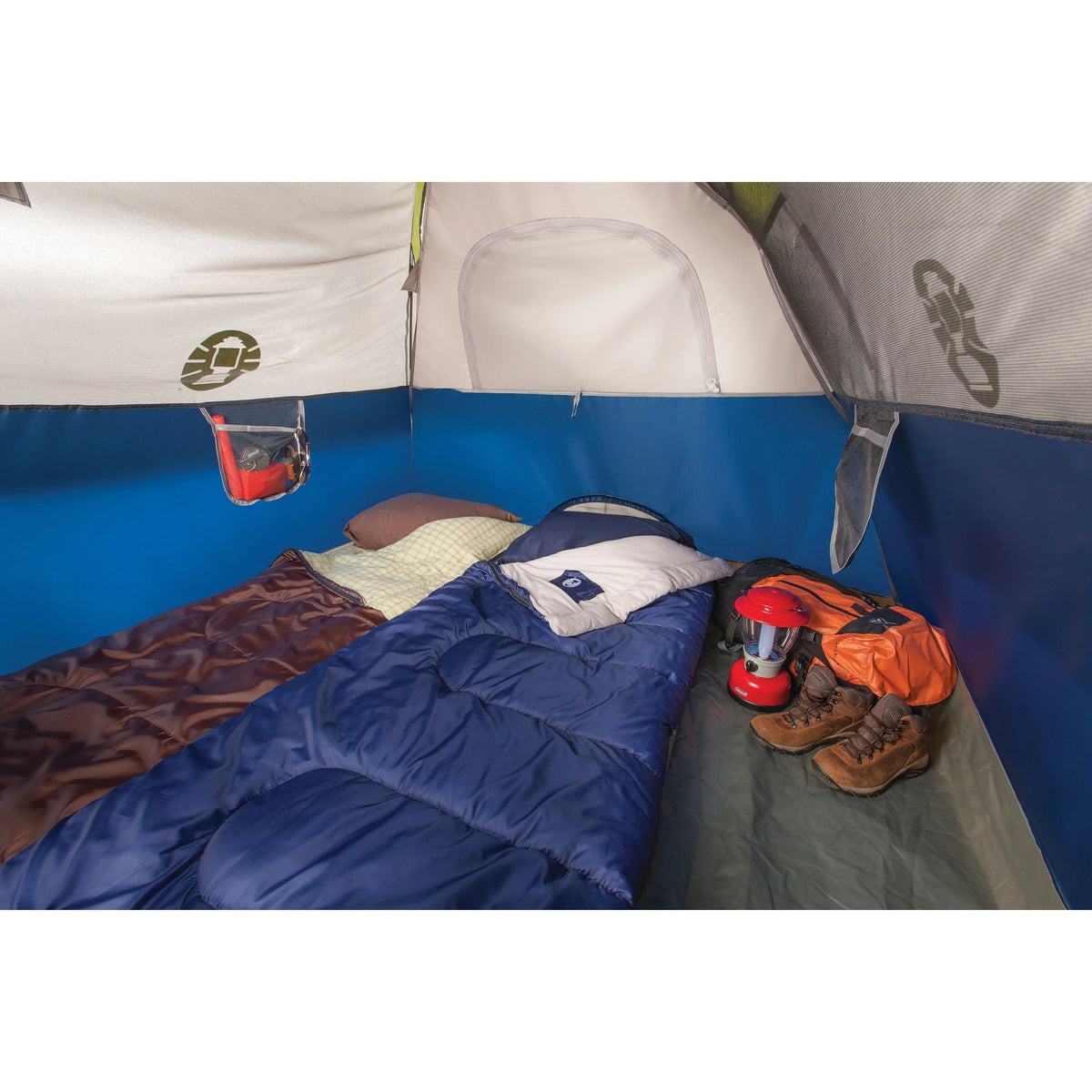 3-Person Blue Dome Camping Tent B948667