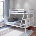 Solid Wood Twin XL over Queen Bunk Bed Y25303
