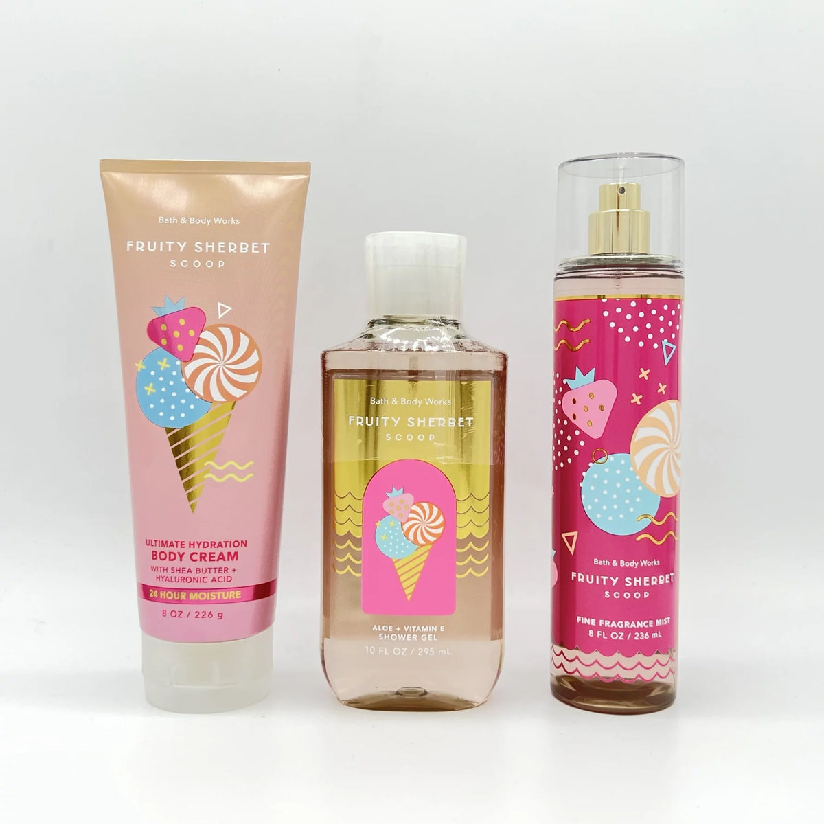 Body Cream, Shower Gel and Fragrance Mist 3-Piece Bundle M393678