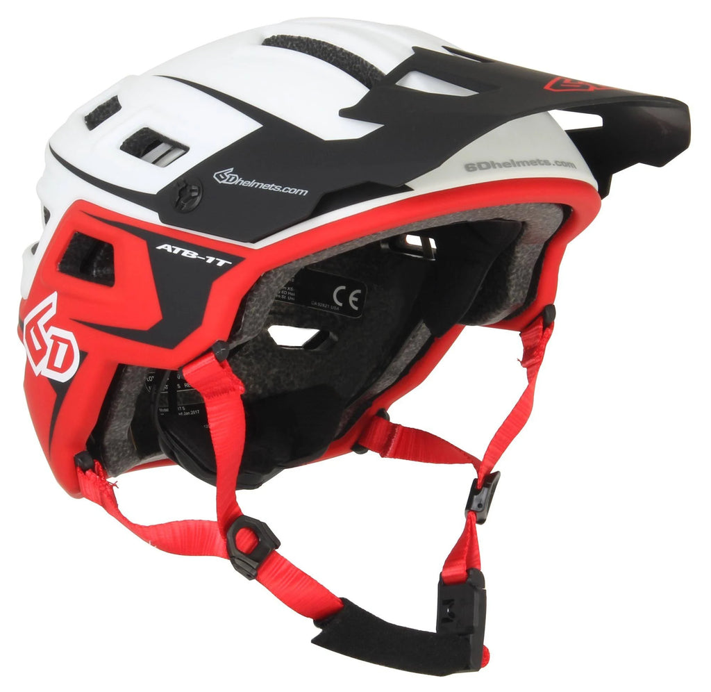 White/Red Evo Trail Helmet K6389
