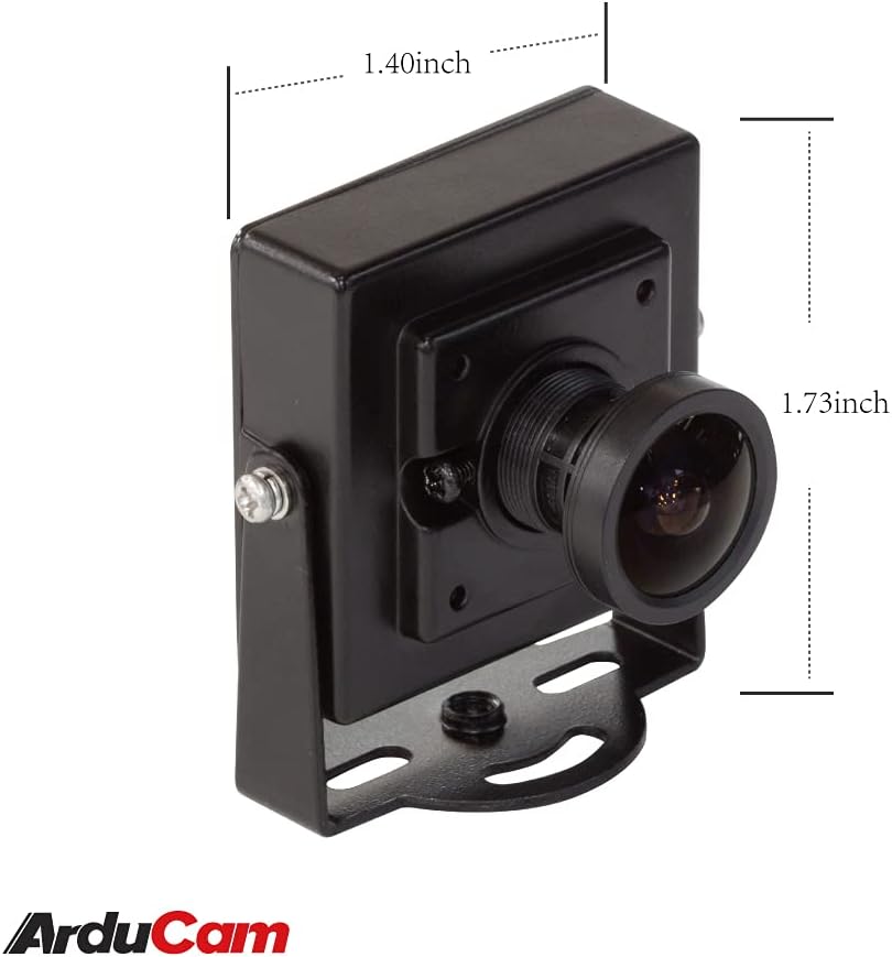 16MP Wide Angle USB Camera with Metal Case, 1/2.8 CMOS IMX298 Mini UVC USB2.0 4K Video Webcam, Pack of 2 W8297