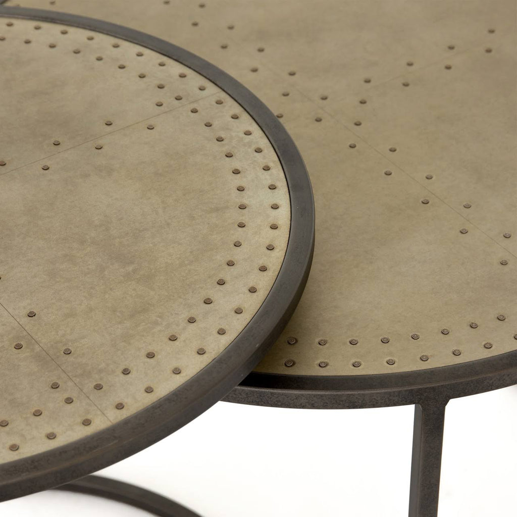 Galvanized Nesting Tables Z11188