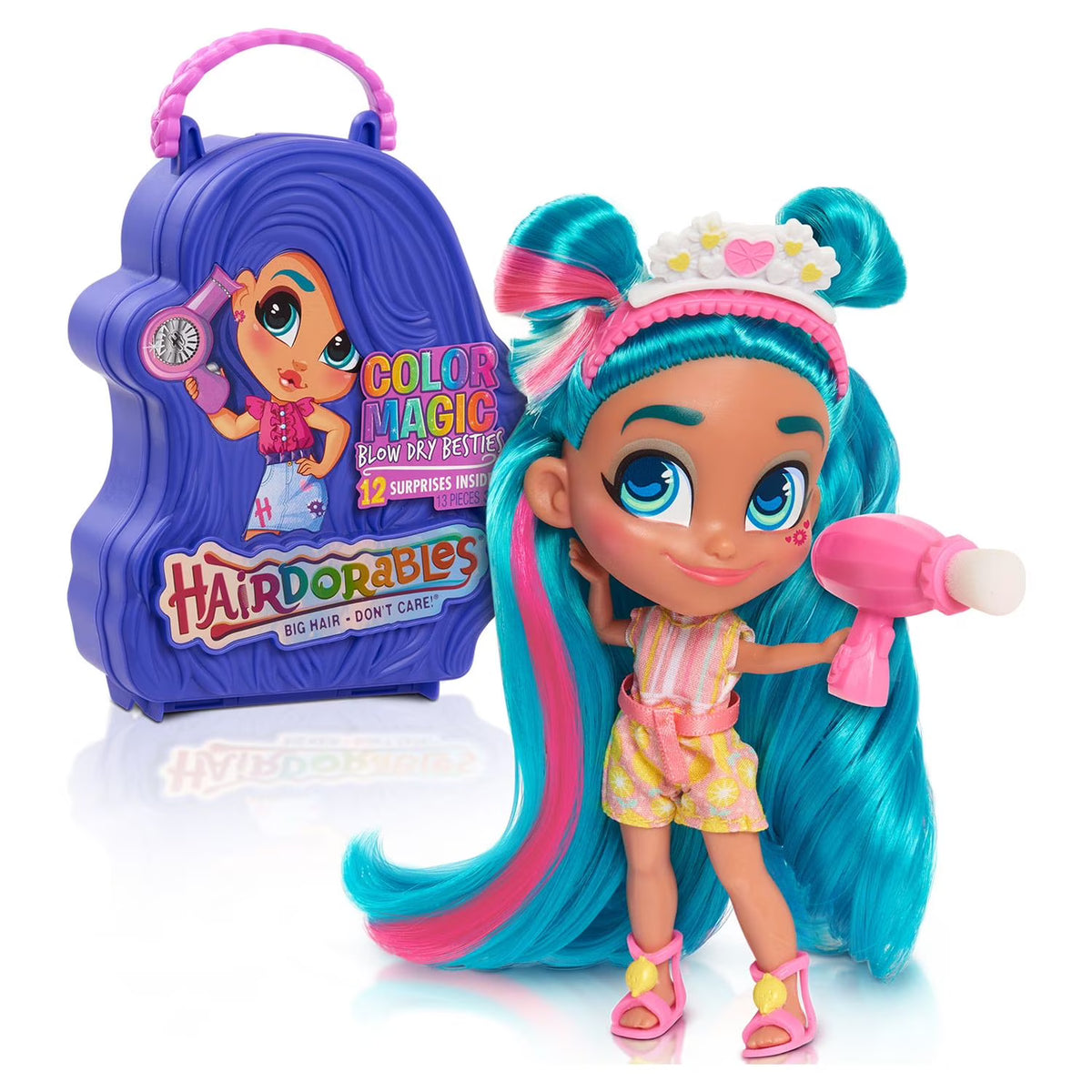 Collectible Doll Color Magic Blow Dry Besties Series 6, Kids Toys for Ages 3 Up F666