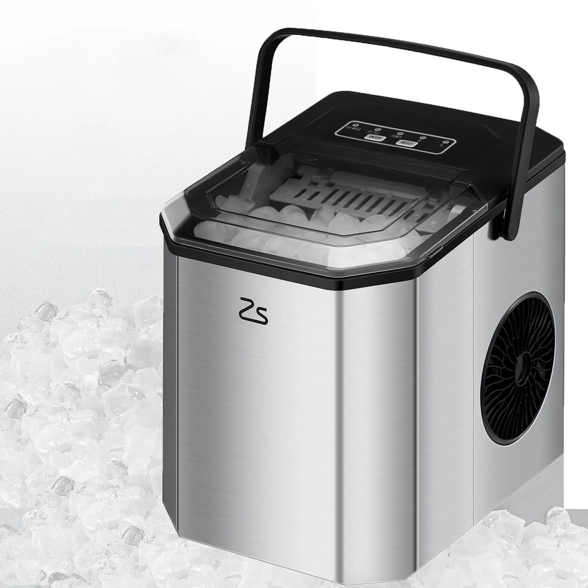 Countertop Nugget Ice Maker with Soft Chewable Pellet Ice U70392