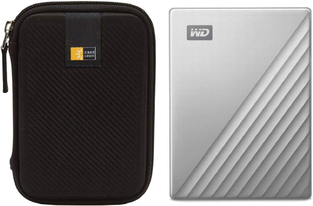 2TB Midnight Blue Portable External Hard Drive with Navy Blue Case K8877