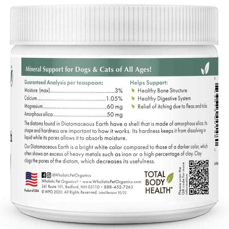 Diatomaceous Earth Powder Supplement for Dogs & Cats C24349