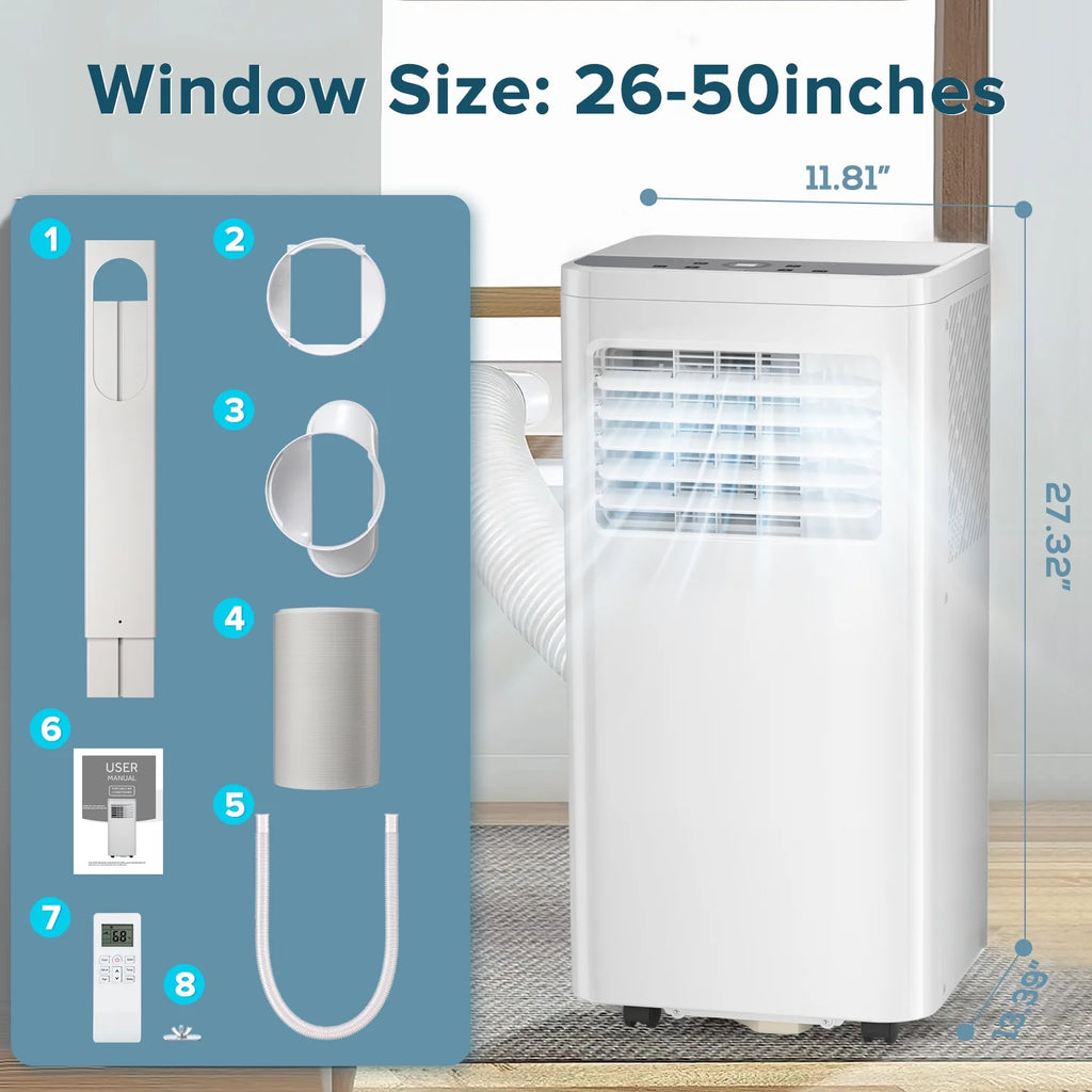 5,000 BTU Portable Air Conditioner White R492013