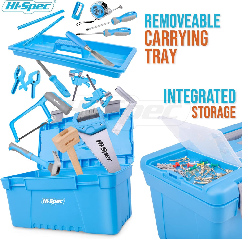 25 Piece Blue Tool Kit Set with Tool Box Y845233