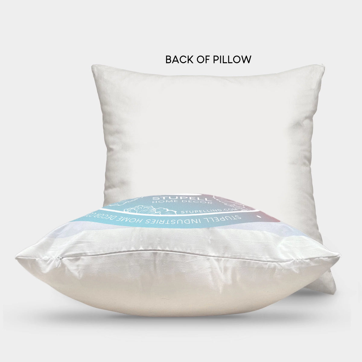 Floral Deer Skull Throw Pillow M9696