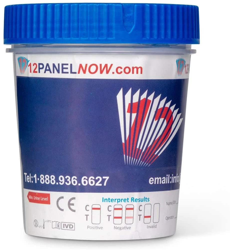 12 Panel Multi-Drug Urine Test Cup with PCP Detection 10 Pack F599