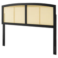 King Size Wood Black Headboard C9280