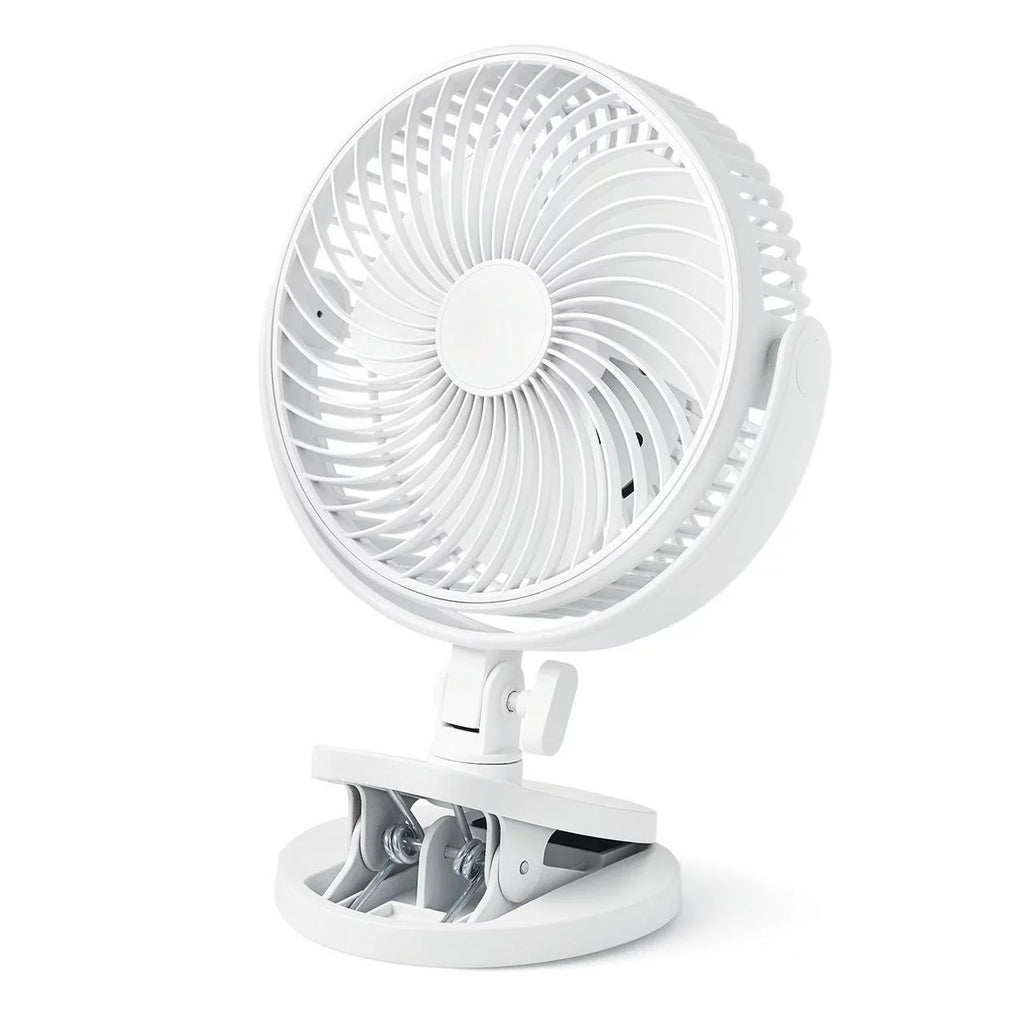 6-inch Clip-on Desktop Fan with 2 Speeds, Black F814