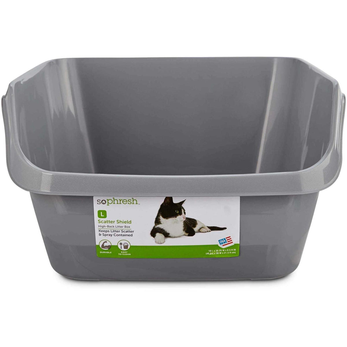 High-Back Litter Box Q24127
