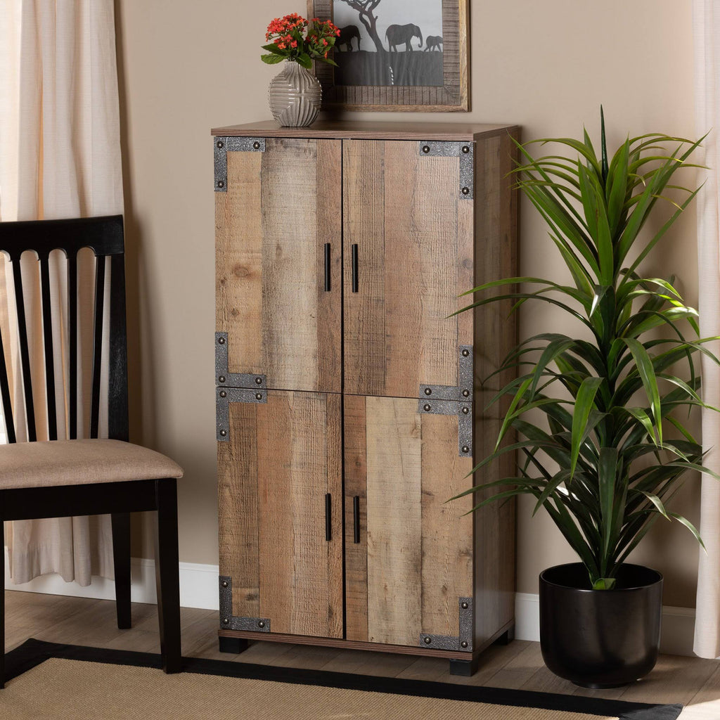 4-Door Wood Shoe Cabinet U789