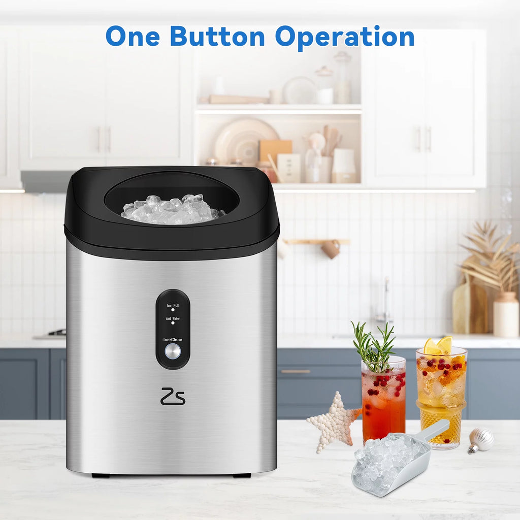 Countertop Nugget Ice Maker with Soft Chewable Pellet Ice U70392
