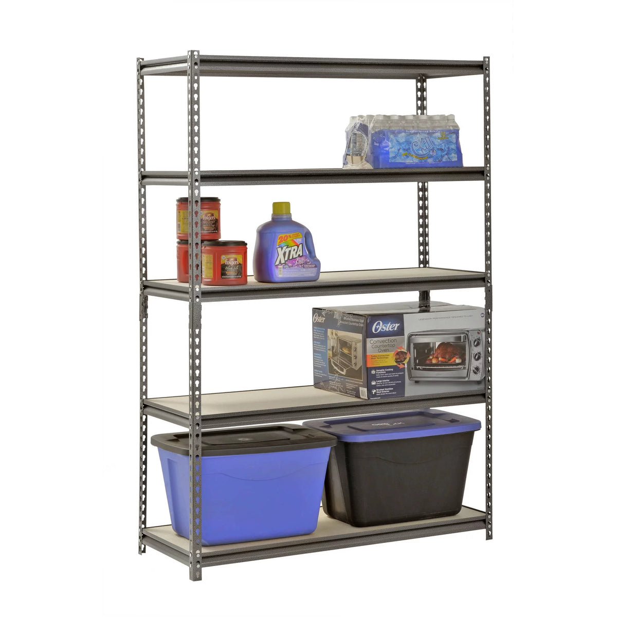 5-Shelf Steel Freestanding Shelves K789194