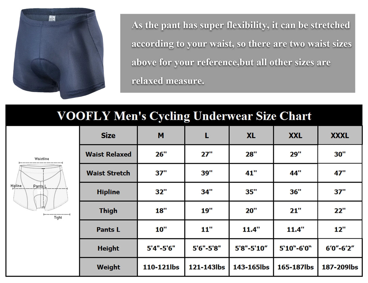 Blue M Padded Cycling Bike Shorts G756