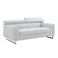 Silver Modern Loveseat V752636