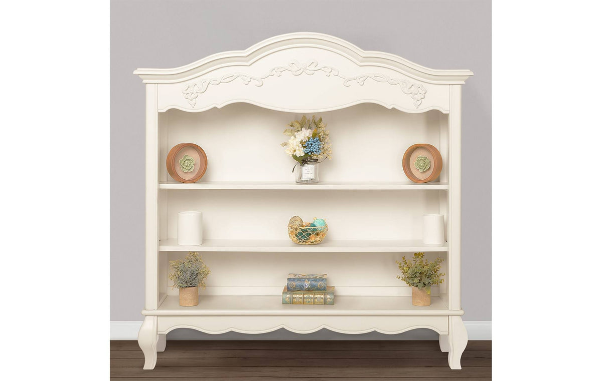 Ivory Lace Hutch Bookcase Y548