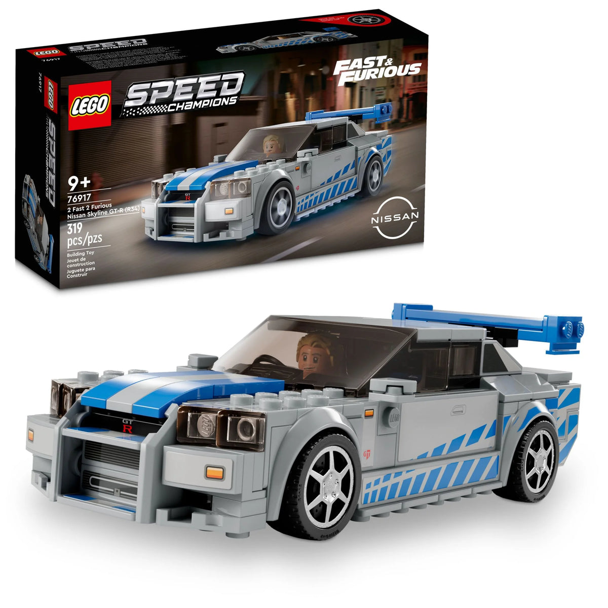 Race Car Toy Model Building Kit with Racer Minifigure R678323